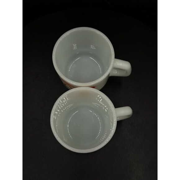 Set of 2 Vintage McDonalds Good Morning Coffee Mug Cup Fire King Anchor Hocking - Picture 3 of 7